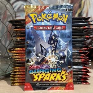 New! (10) Pokémon TCG Surging Sparks Booster Packs